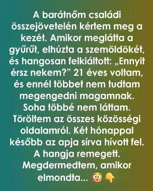Elutasitotta a gyurumet mindenki elott